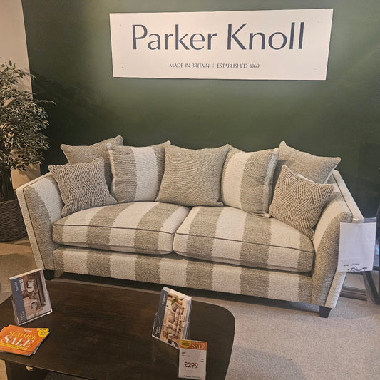 Parker Knoll HARLOW Grand Pillowback Sofa and Standard Back Snuggler