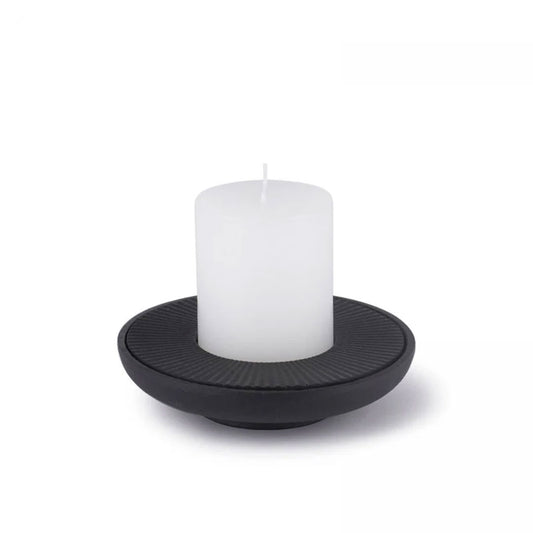 David Mellor | Cast Iron Low Candleholder