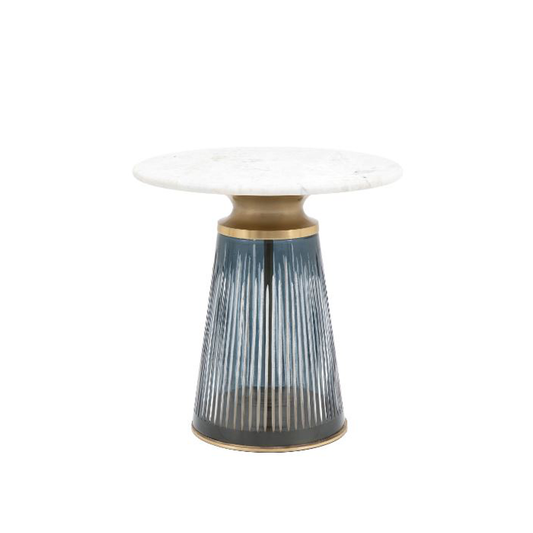 Gallery Direct Seville Blue Side Table