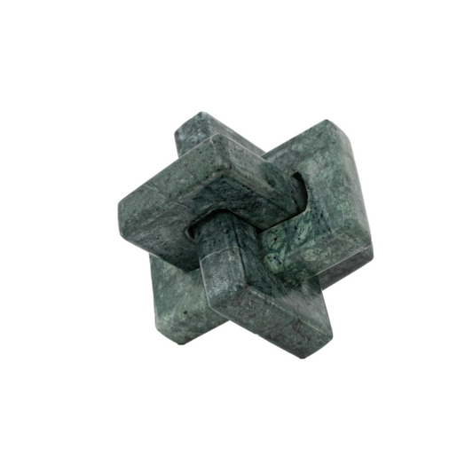 Amadora Green Marble Square Link