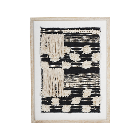 Textile Black Wall Art