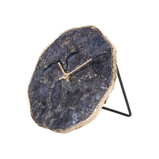 Slice Grey Table Clock