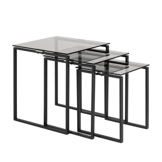 CLARA Glass Nest of Tables