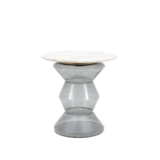 Gallery Direct Turin Clear Side Table