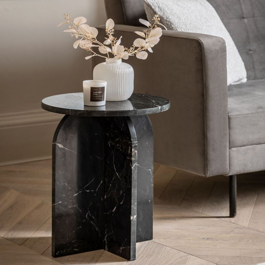 Gallery Direct Amalfi Charcoal Side Table