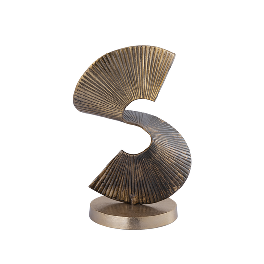 Manoa Gold Spiral Statue