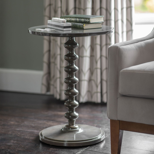 Olive Lacquer Side Table