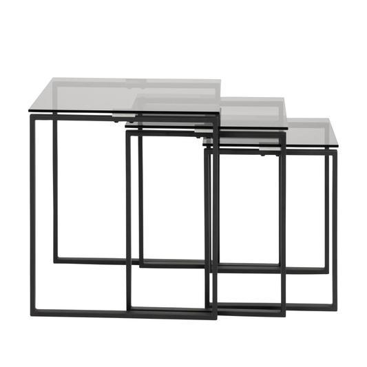 CLARA Glass Nest of Tables