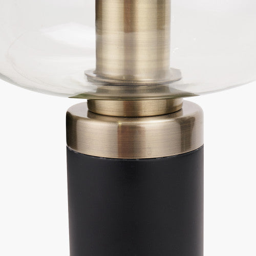 Florence Black and Gold Table Lamp