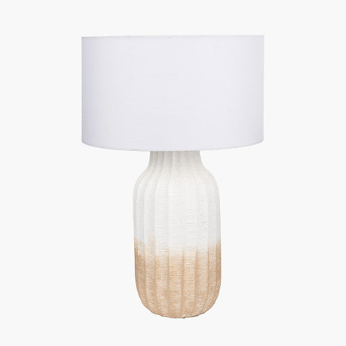 Amalia Natural Ombre Tall Table Lamp