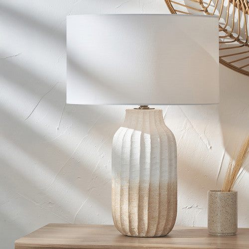 Amalia Natural Ombre Tall Table Lamp