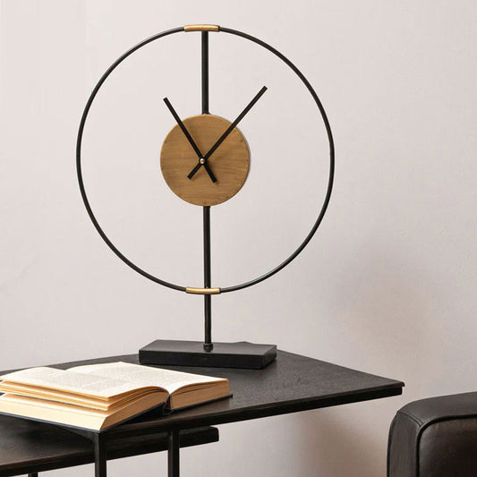 Black Minimalist Clock