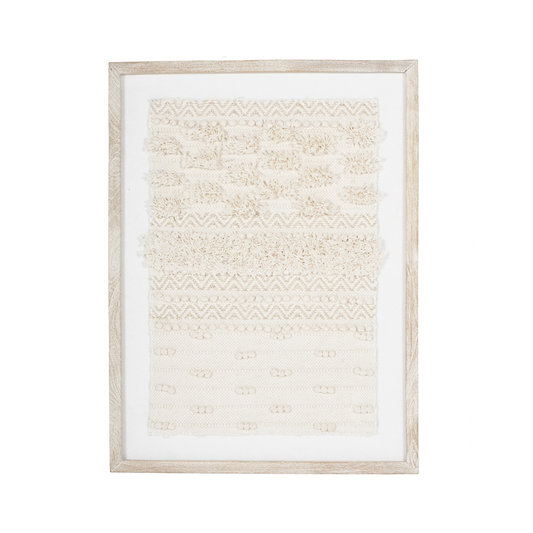 Textile White Wall Art