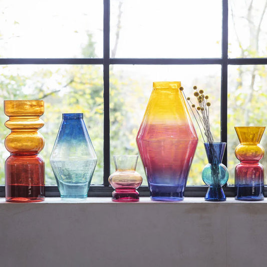 Bright Fade Glass Vase