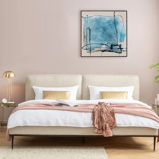 Framed Picture Dust Blue