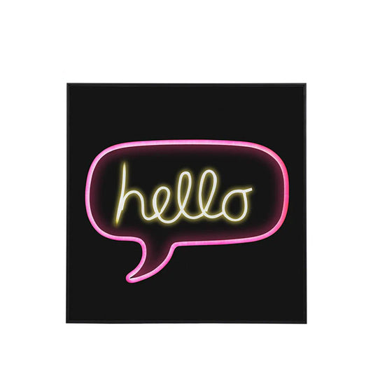 Bright Text Wall Art