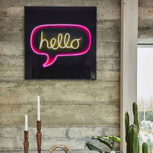 Bright Text Wall Art