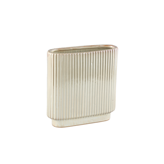 Eviera Pearl Glazed Ceramic Vase