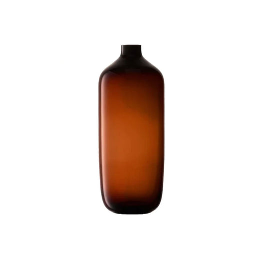Brown Glass Vase