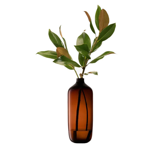 Brown Glass Vase