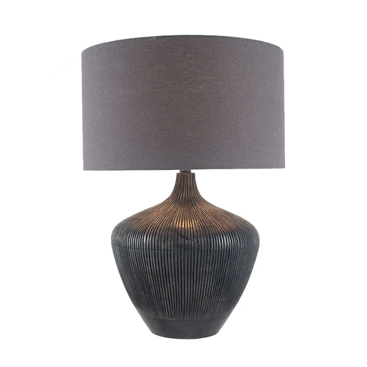 Manaia Textured Wood Table Lamp
