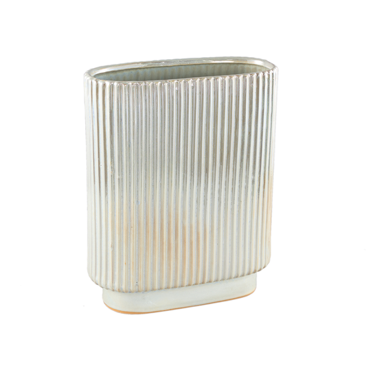 Eviera Pearl Glazed Ceramic Large Vase