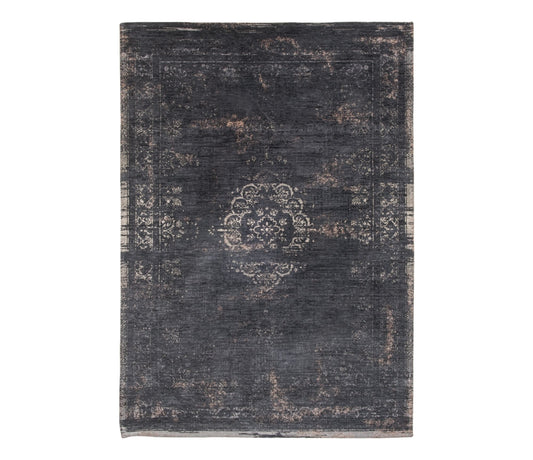 Louis De Poortere | Fading World Medallion Rug | Mineral Black