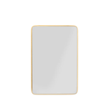 Jetset Square Gold Mirror
