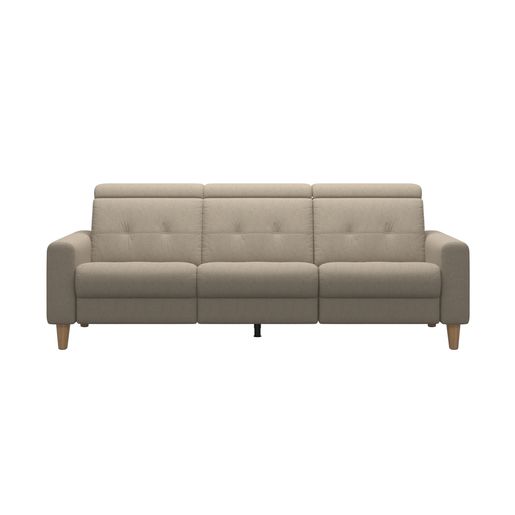 Stressless ANNA 3 Seater Leather Sofa with 2 Power Recliners