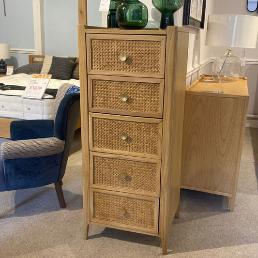 BERGERE 5 Drawer Tall Chest