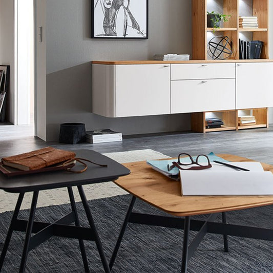 A picture of Venjakob Coppa Coffee Tables in different sizes.