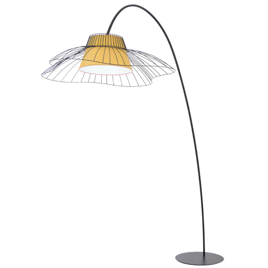 An Image of a curved Lamp