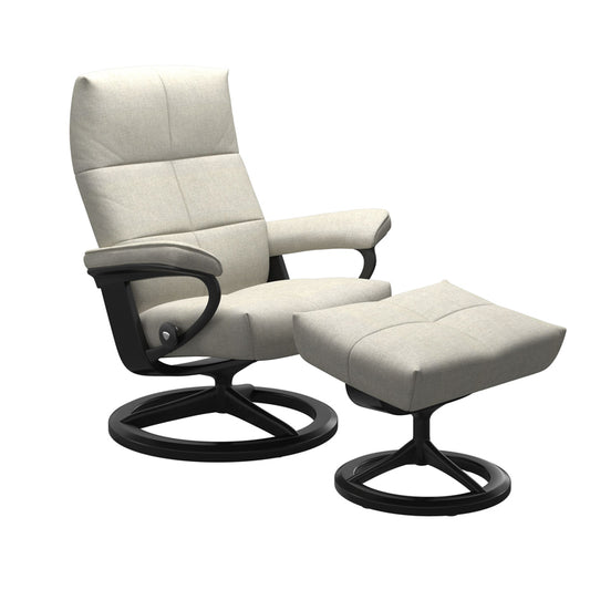 Stressless David Fabric Signature Chair & Footstool (M)