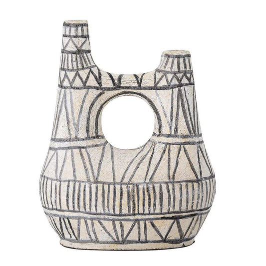 Deco Vase White Terracotta