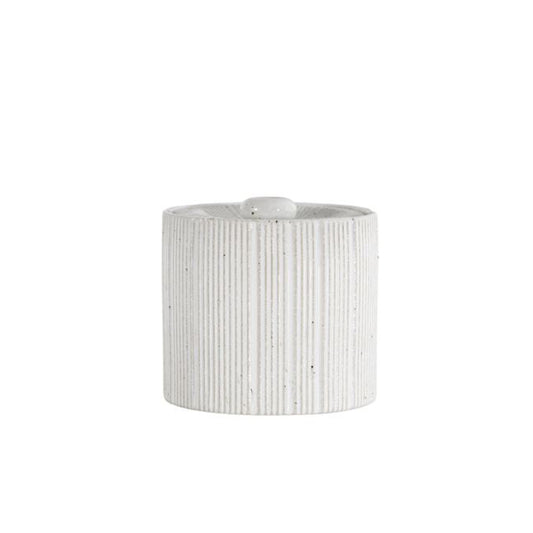 Estrid Jar White Medium
