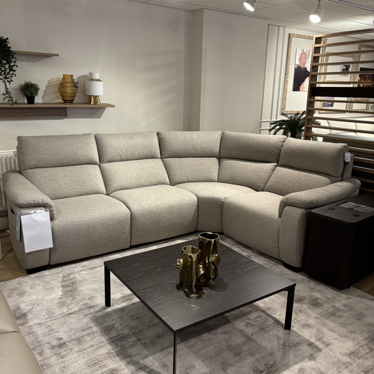 Natuzzi Editions ETERNA Corner Sofa inc. cabinet