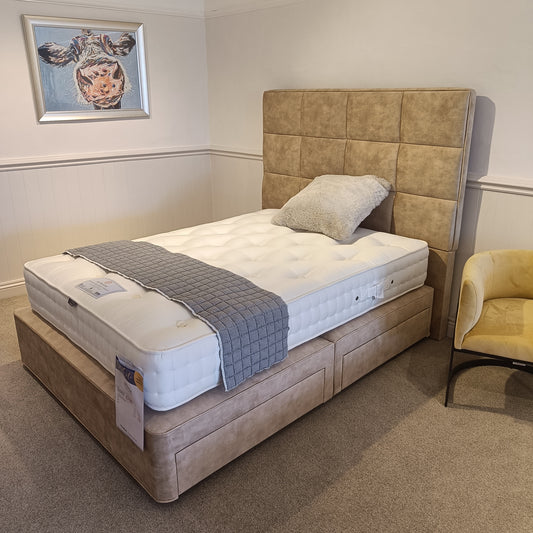 SOMNOS Divan Base with drawers and Roma Headboard