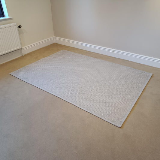 Louis De Poortere Flatweave Rug Grigio Chiaro
