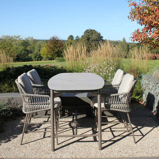 Manolo Table & Alicante Chairs High Dining Set