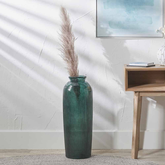 Sea Green Tall Vase