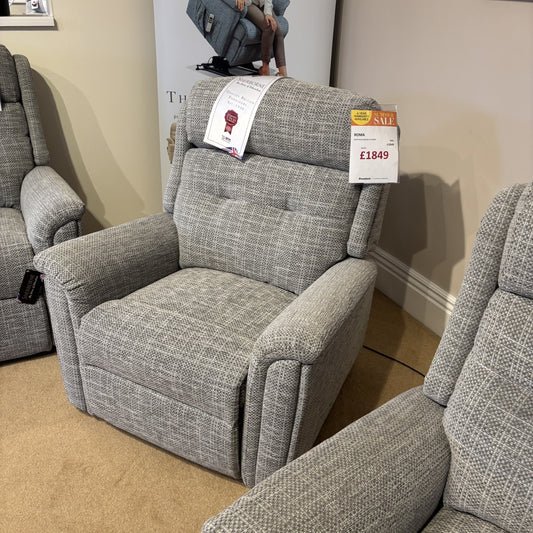 Sherborne ROMA 2 Seater Fixed Sofa and Power Lift and Rise Chair