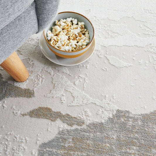 Concept Looms | Skyline Rug | Ivory/Grey SK104