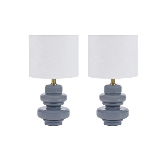 Grey Safio Lamp Set of 2