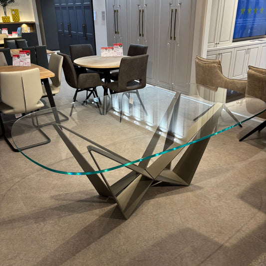 Cattelan Italia Skorpio Glass Dining Table