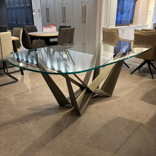 Cattelan Italia Skorpio Glass Dining Table