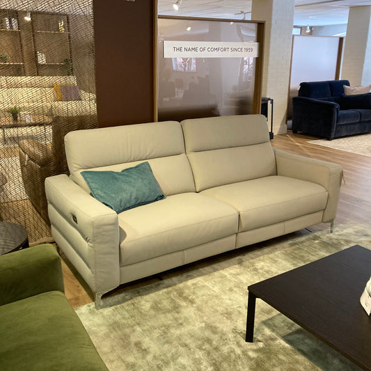 Natuzzi Editions STIMA 3 Seater Leather Power Sofa