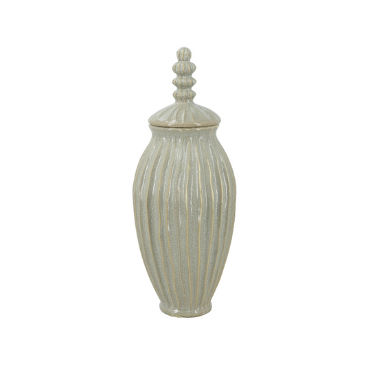 Thalia Large Green Vase