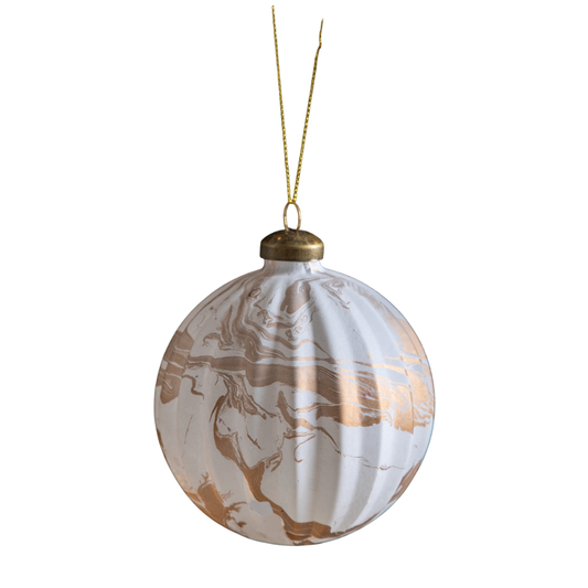 Tula Marbled Bronze Baubles - Set of 3
