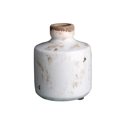 White Bottle Vase