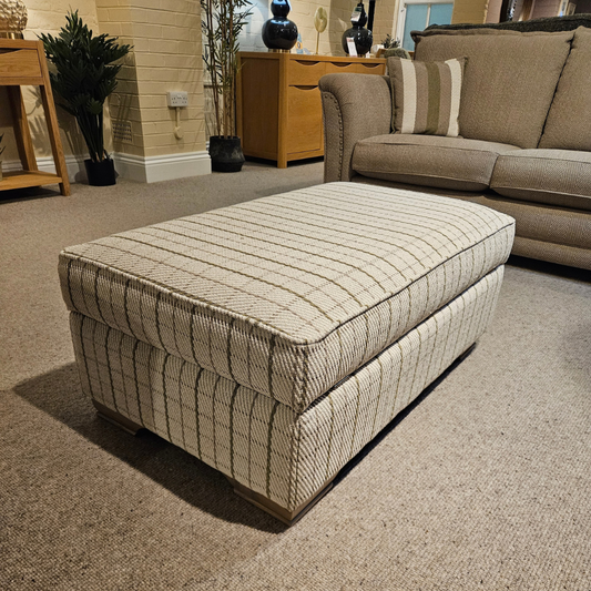 Alstons EVESHAM Grand Pillow Back Sofa & Footstool